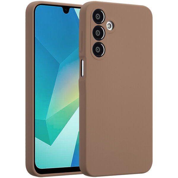 Accezz - Liquid Silicone Backcover voor Samsung Galaxy A16 - Light Brown