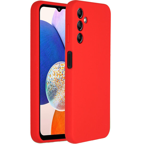 Accezz - Liquid Silicone Backcover voor Samsung Galaxy A14 (5G) - Red