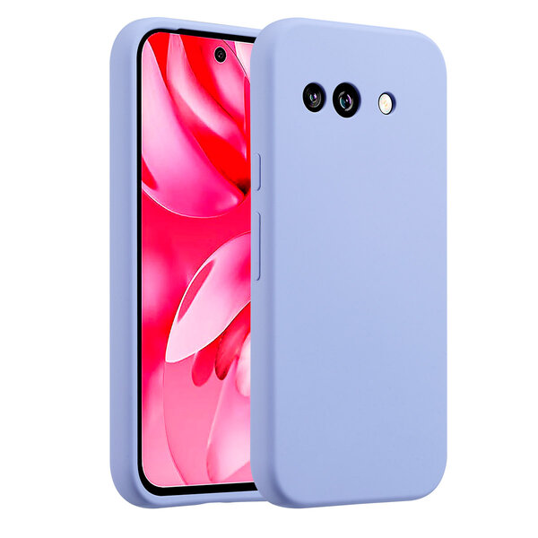 Accezz - Liquid Silicone Backcover pour Google Pixel 9A - Purple