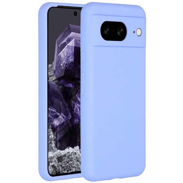 Accezz - Liquid Silicone Backcover voor Google Pixel 8 - Purple