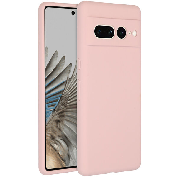 Accezz - Liquid Silicone Backcover voor Google Pixel 7 Pro - Pink