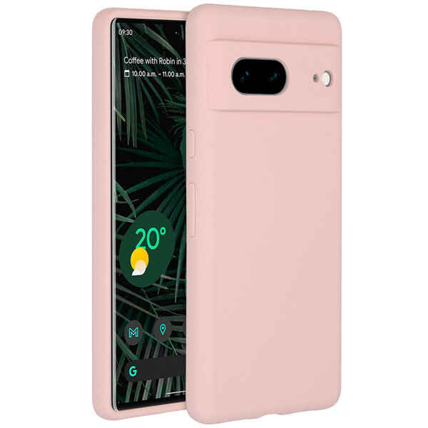 Accezz - Liquid Silicone Backcover voor Google Pixel 7 - Pink