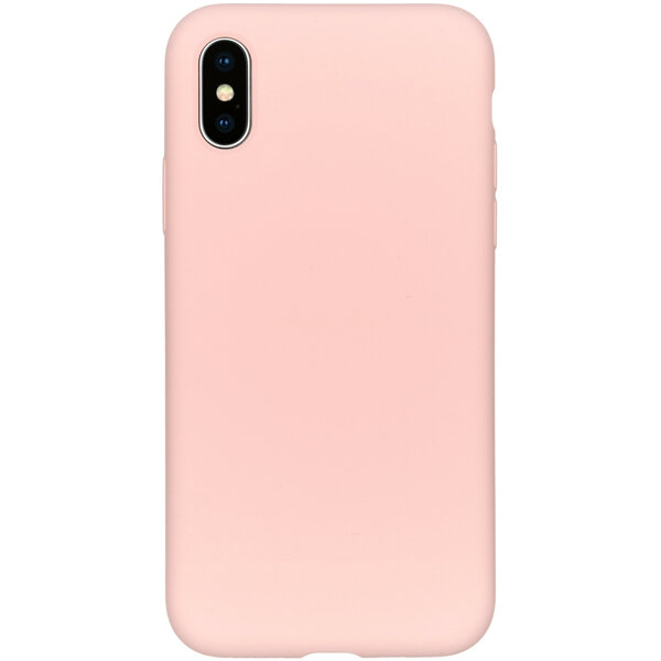 Accezz - Liquid Silicone Backcover voor Apple iPhone X / Xs - Pink