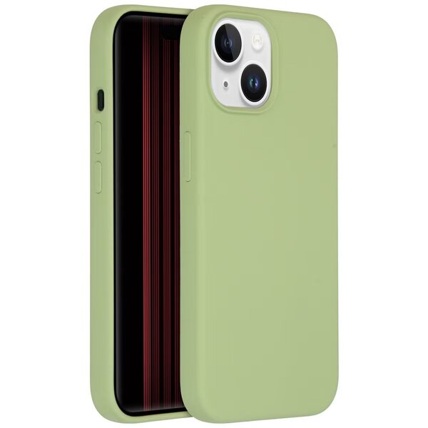 Accezz - Liquid Silicone Backcover voor Apple iPhone 15 - Green