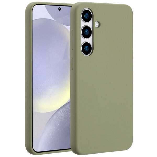 Accezz - Liquid Silicone Backcover met MagSafe voor Samsung Galaxy S24 Plus - Cooper Green