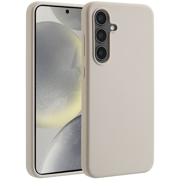 Accezz - Liquid Silicone Backcover met MagSafe voor Samsung Galaxy S24 FE - Stone