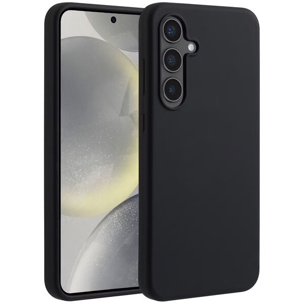 Accezz - Liquid Silicone Backcover met MagSafe voor Samsung Galaxy S24 FE - Black