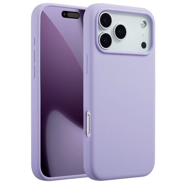 Accezz - Liquid Silicone Backcover avec MagSafe pour Apple iPhone 17 Pro Max - Purple