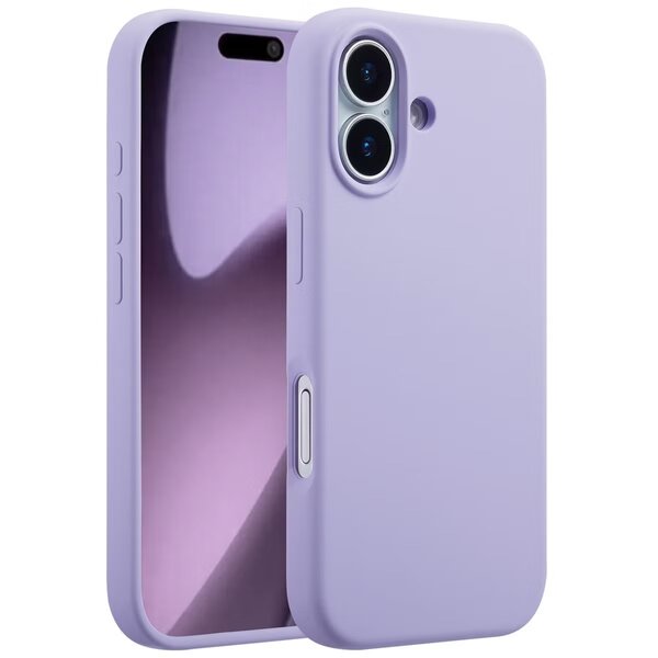 Accezz - Liquid Silicone Backcover met MagSafe voor Apple iPhone 17 - Purple