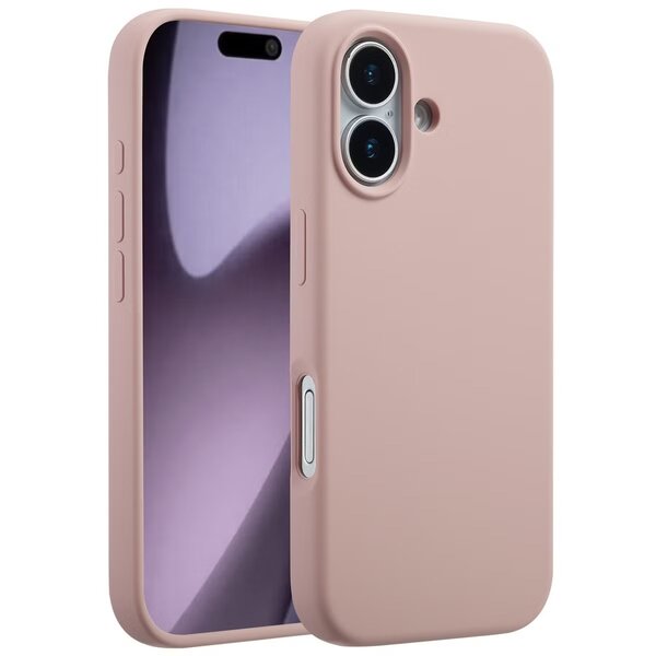 Accezz - Liquid Silicone Backcover met MagSafe voor Apple iPhone 17 - Pink