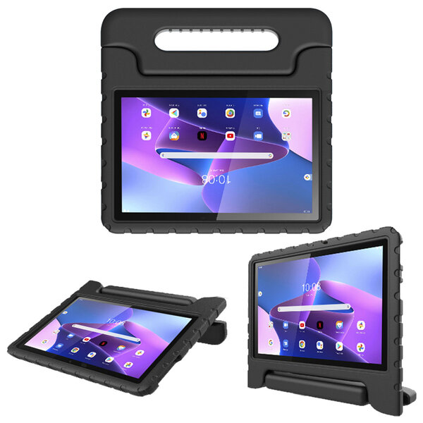 Accezz - Kidsproof Backcover met handvat voor Lenovo Tab M10 (3rd gen) - Black