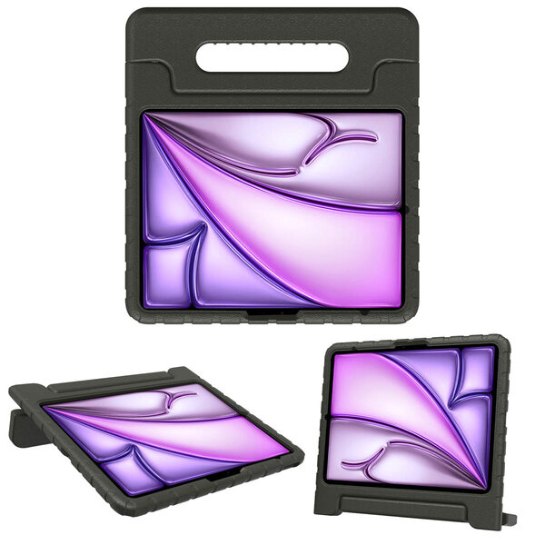 Accezz - Kidsproof Backcover met handvat voor Apple iPad Air 11 inch (2025) M3 / (2024) M2 - Black