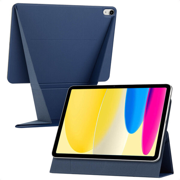 Accezz - High Stand case voor Apple iPad 11 (2025) 11 inch A16 / iPad 10 (2022) 10.9 inch - Dark Blue