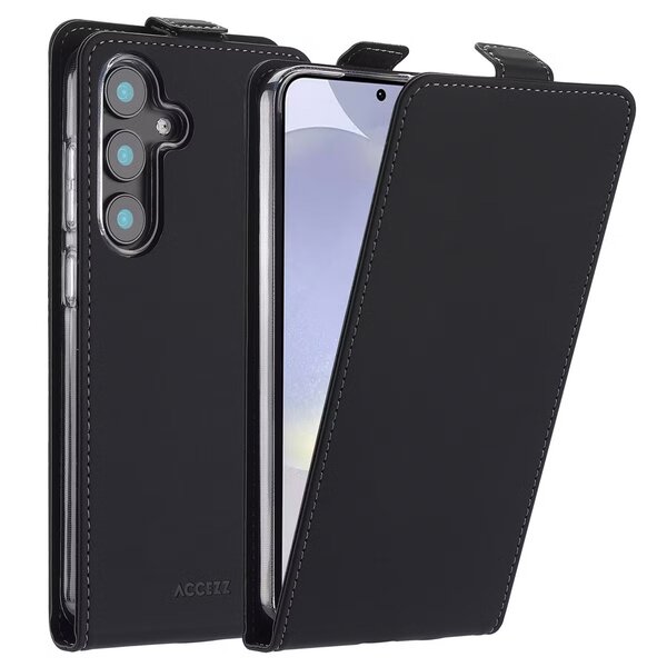 Accezz - Flipcase voor Samsung Galaxy S25 Plus - Black