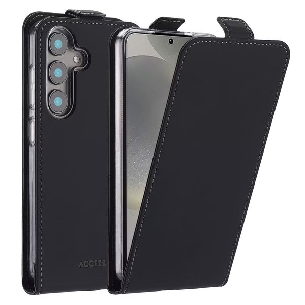 Accezz - Flipcase voor Samsung Galaxy S25 - Black