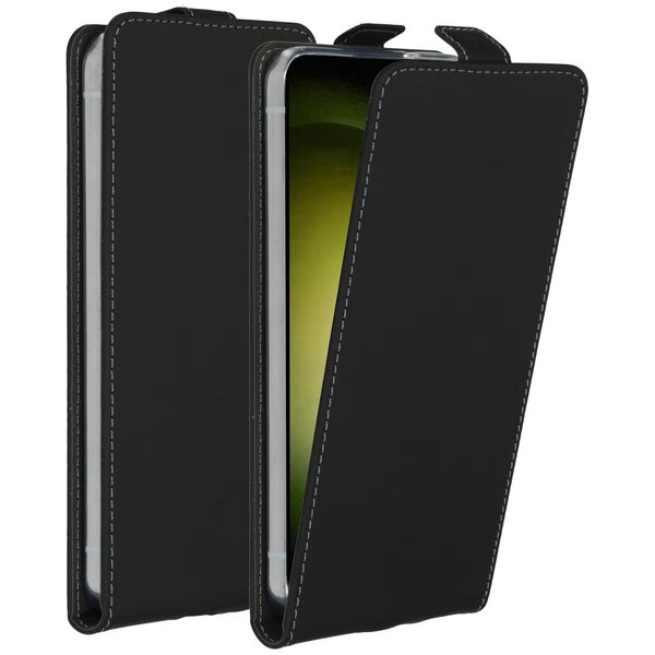 Accezz - Flipcase voor Samsung Galaxy S24 Plus - Black
