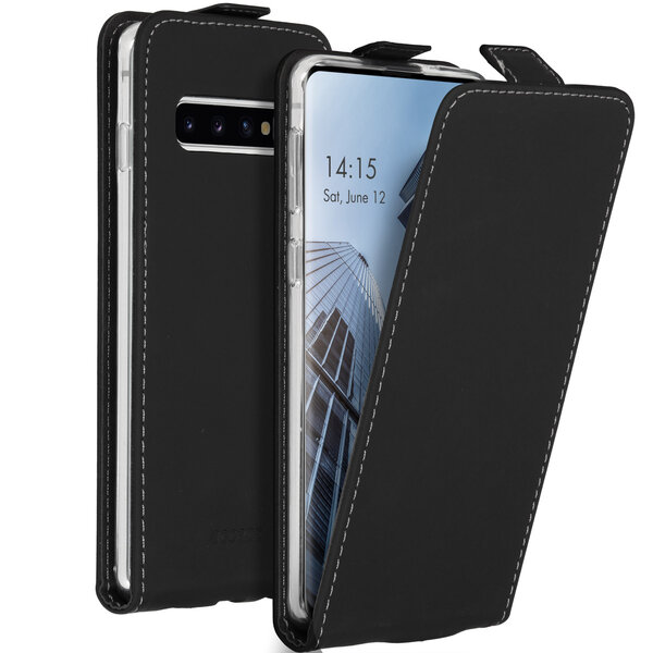 Accezz - Flipcase voor Samsung Galaxy S10 - Black