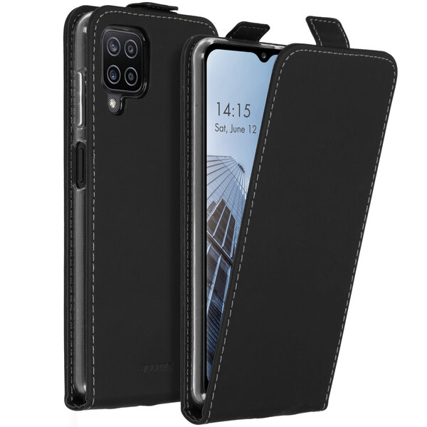 Accezz - Flipcase voor Samsung Galaxy A12 - Black