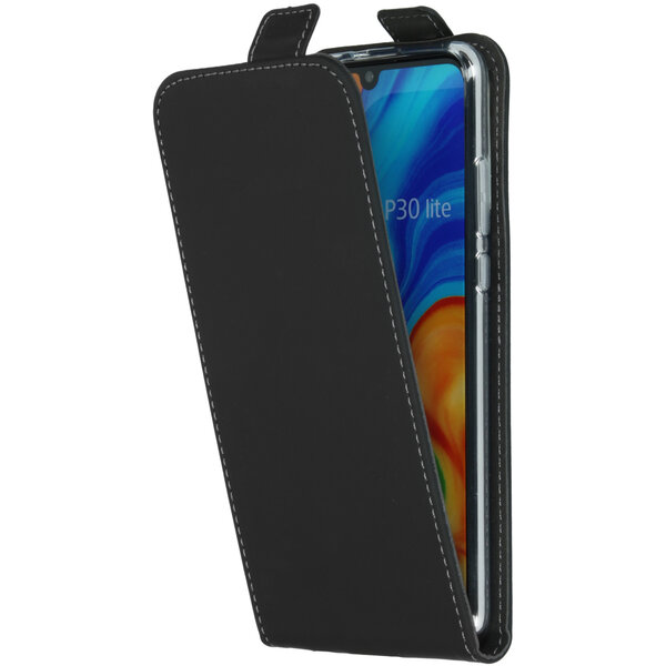 Accezz - Flipcase voor Huawei P30 Lite - Black