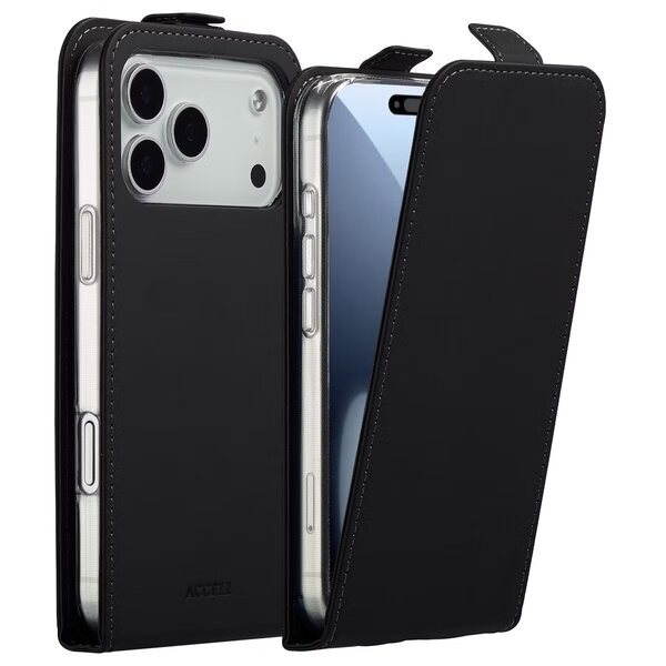 Accezz - Flipcase voor Apple iPhone 17 Pro - Black