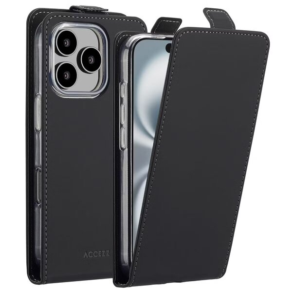 Accezz - Flipcase voor Apple iPhone 16 Pro - Black