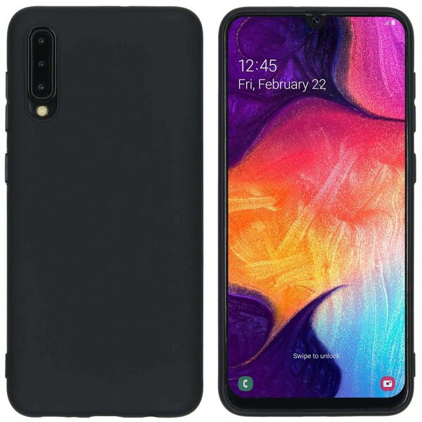 Accezz - Color Backcover voor Samsung Galaxy A50 / A30s - Black