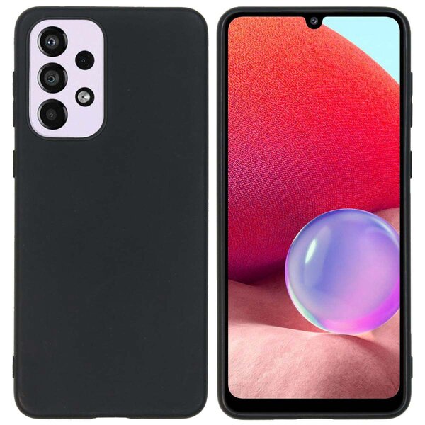 Accezz - Color Backcover voor Samsung Galaxy A33 - Black