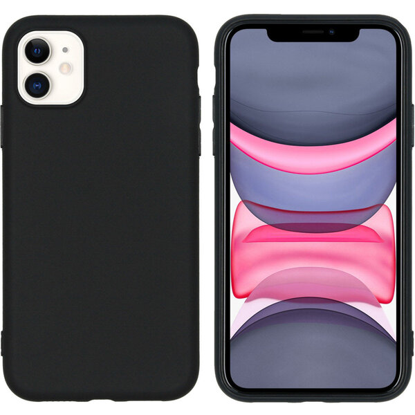 Accezz - Color Backcover voor Apple iPhone 11 - Black