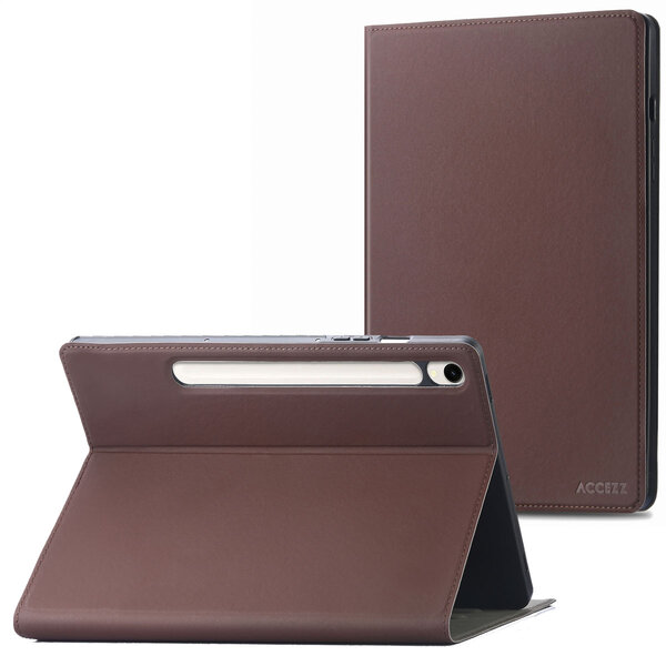 Accezz - Classic Case voor Samsung Galaxy Tab S10 Ultra / Tab S9 Ultra - Brown