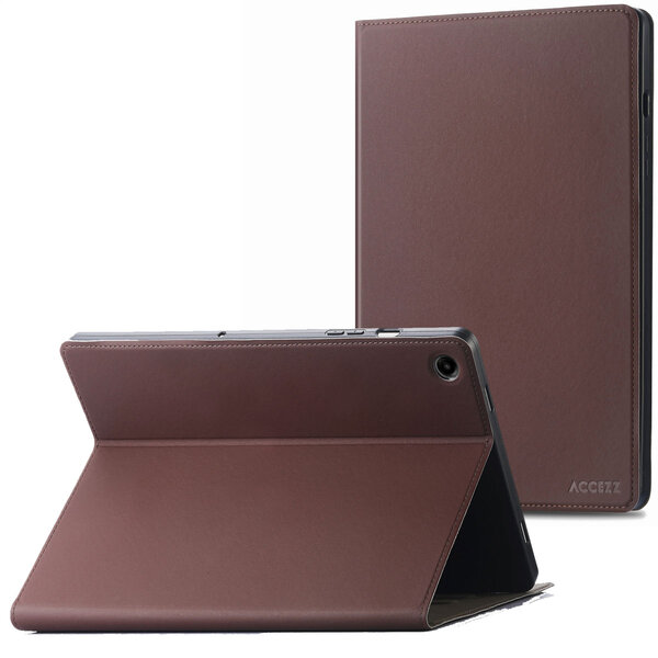 Accezz - Classic Case for Samsung Galaxy Tab A9 Plus - Brown