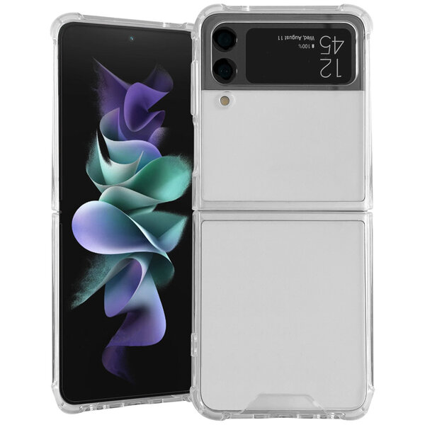 Accezz - Backcover voor Samsung Galaxy Z Flip 4 - Transparent