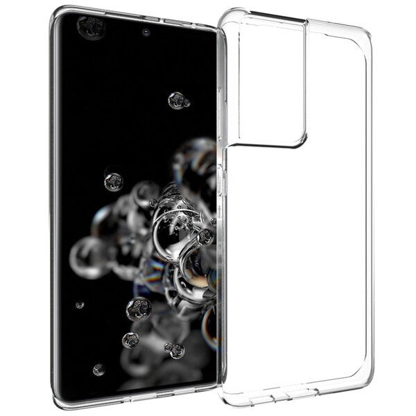 Accezz - Backcover voor Samsung Galaxy S21 Ultra - Transparent