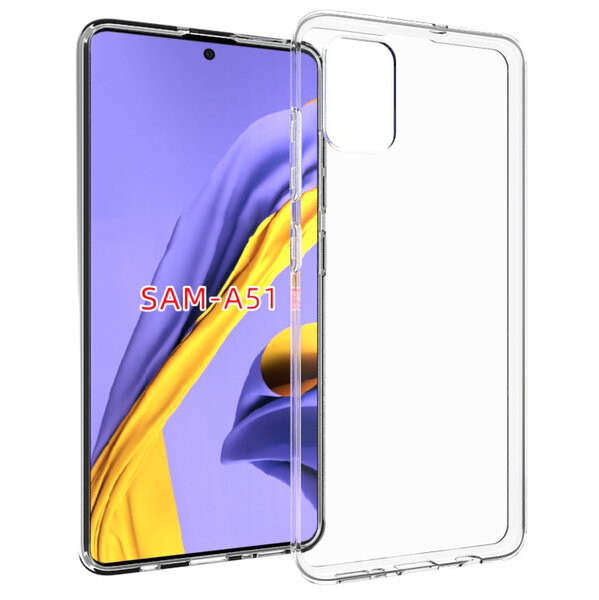 Accezz - Backcover voor Samsung Galaxy A51 - Transparent