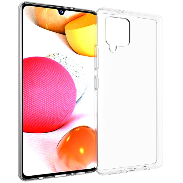 Accezz - Backcover voor Samsung Galaxy A42 - Transparent