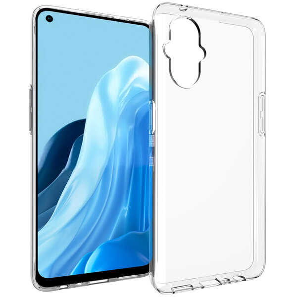Accezz - Backcover voor OPPO Reno8 Lite - Transparent