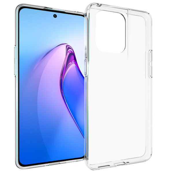 Accezz - Backcover voor OPPO Reno 8 Pro 5G - Transparent