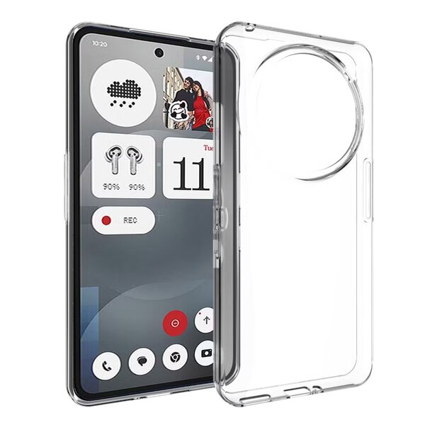 Accezz - Backcover voor Nothing Phone (3a) Pro - Transparent