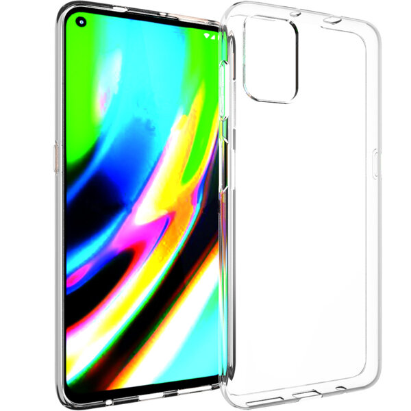 Accezz - Backcover voor Motorola Moto G9 Plus - Transparent