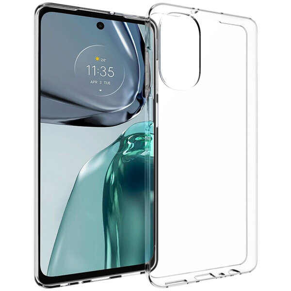 Accezz - Backcover voor Motorola Moto G62 - Transparent