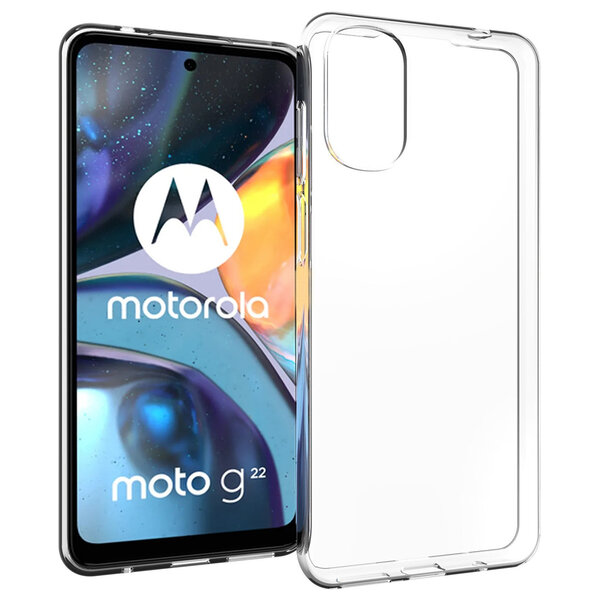 Accezz - Backcover voor Motorola Moto G22 - Transparent