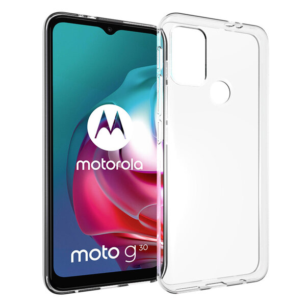 Accezz - Backcover voor Motorola Moto G20 / G30 - Transparent