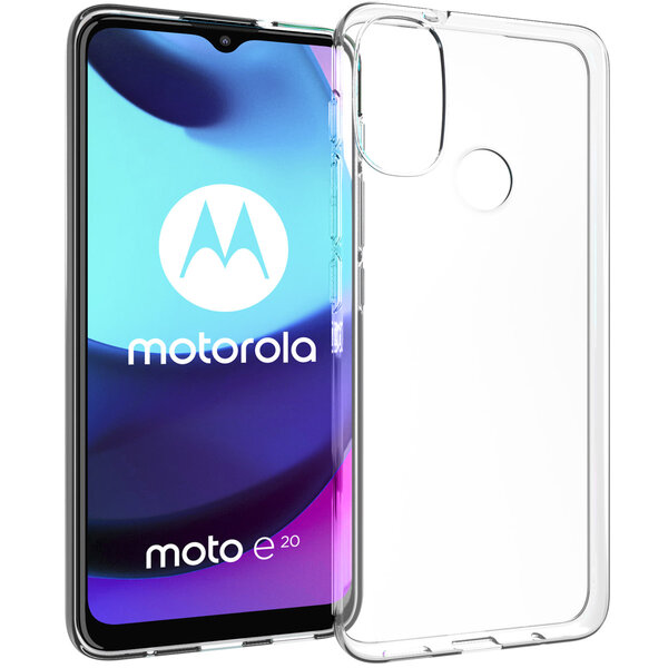 Accezz - Backcover voor Motorola Moto E20 - Transparent