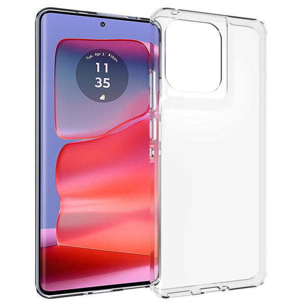 Accezz - Backcover voor Motorola Edge 50 Pro - Transparent