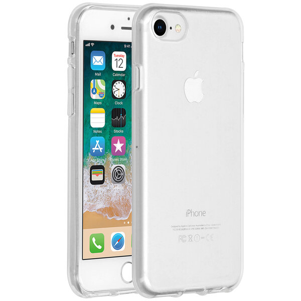 Accezz - Backcover voor Apple iPhone SE (2022 / 2020) / 8 / 7 / 6(s) - Transparent