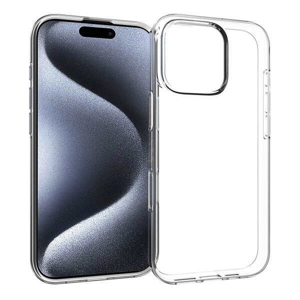 Accezz - Backcover voor Apple iPhone 16 Pro - Transparent