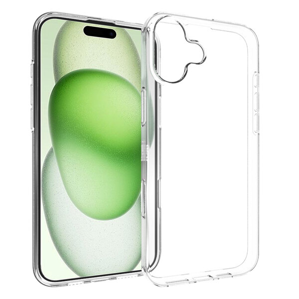 Accezz - Backcover voor Apple iPhone 16 Plus - Transparent
