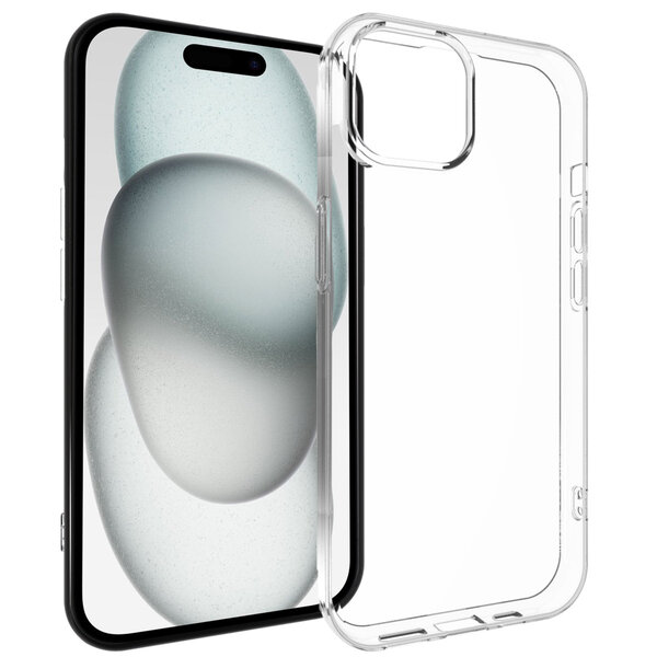 Accezz - Backcover voor Apple iPhone 15 - Transparent