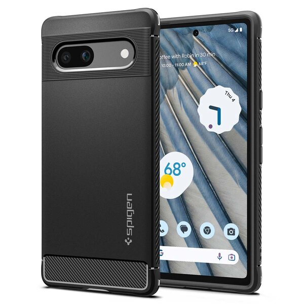 Spigen - Rugged Armor Backcover voor Google Pixel 7a - Black