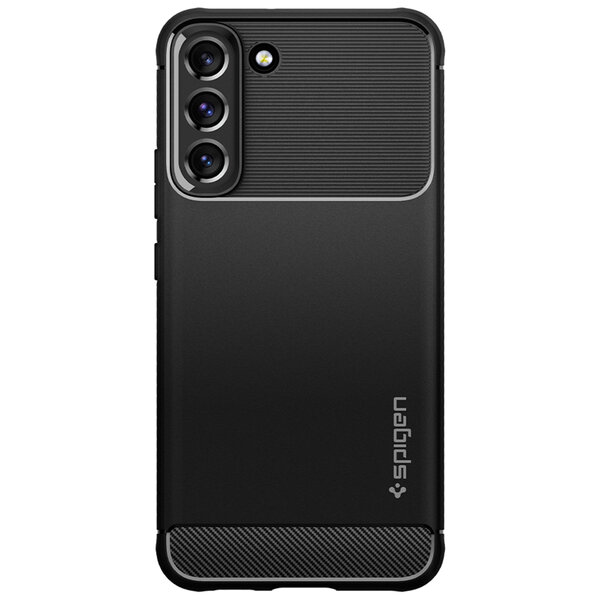 Spigen - Rugged Armor Backcover voor Samsung Galaxy S22 - Black