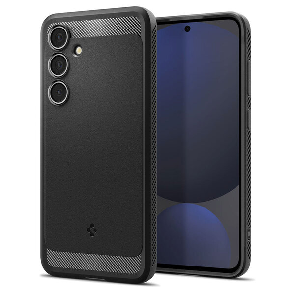 Spigen - Rugged Armor Backcover voor Samsung Galaxy S24 FE - Matte Black